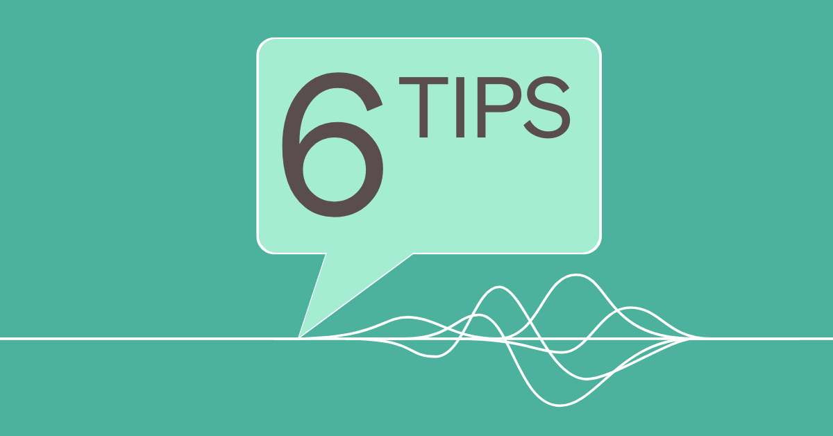 6 tips on speaking up.