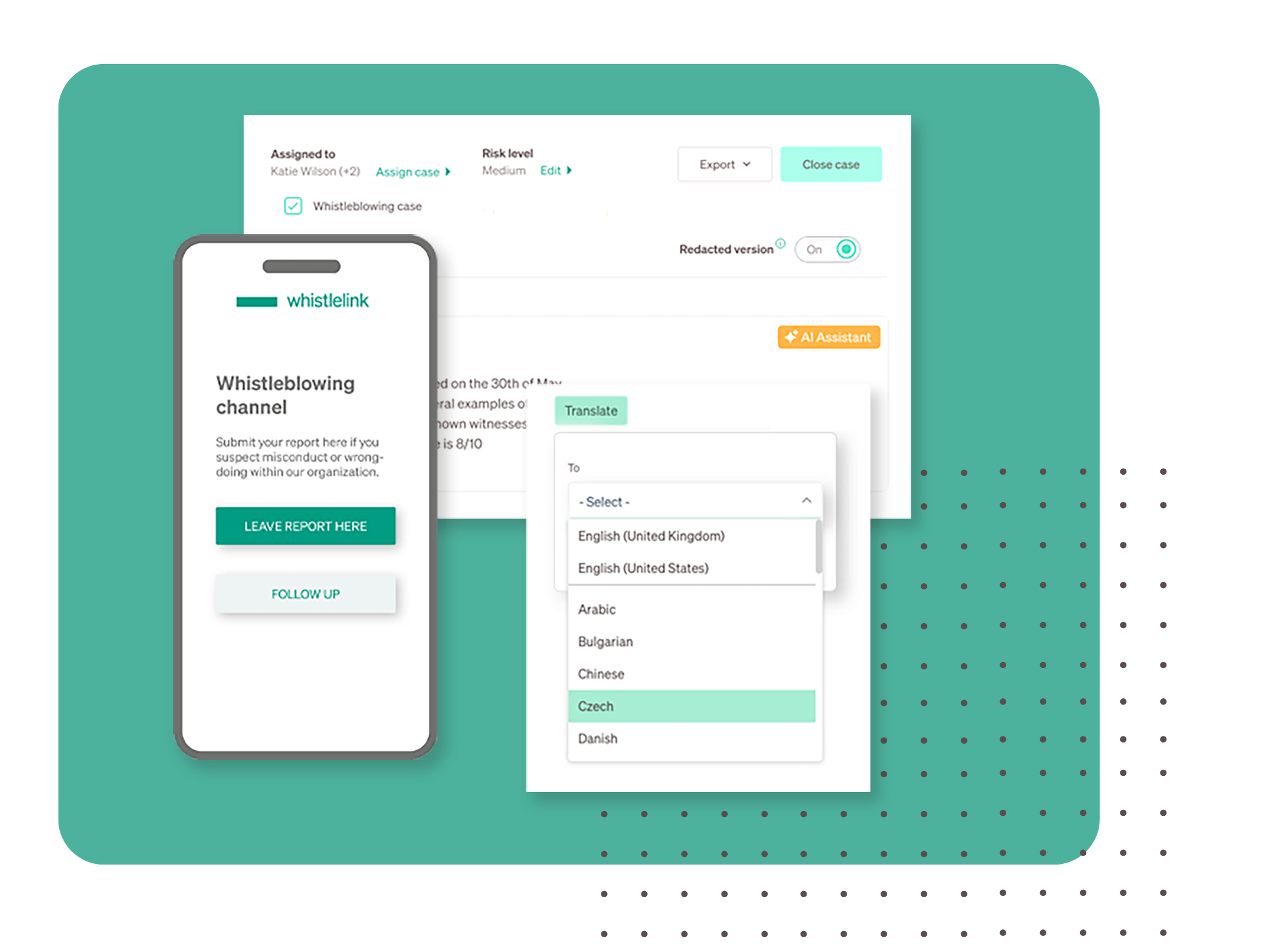 The Whistlelink solution.