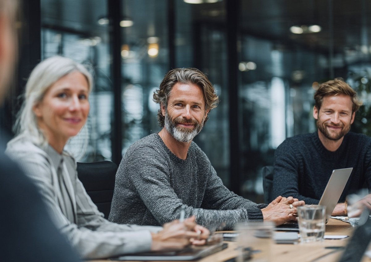 Business professionals ensuring compliance with whistleblowing legislation